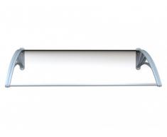 Auvent en kit COPALINA en aluminium - 140*92.5cm