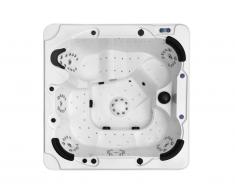 Spa 6 places blanc Gamme Prestige COMINO - 128 jets - L220 x P220 x H97cm - système Balboa