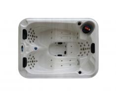 SPA 3 personnes système Balboa FIDJI IV - blanc - 65 jets - L200 x P160 x H80 cm