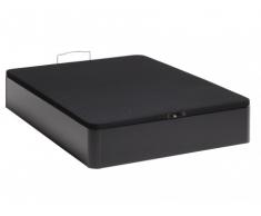 Sommier COFFRE de DREAMEA PLAY noir laqué - 160x200cm