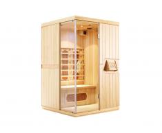 Sauna Infrarouge 2 places NARVIK - L120*P120*H190 cm - 2100W