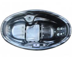 Spa 2 personnes MAHE II noir - 24 jets - L197*P113*l80 cm