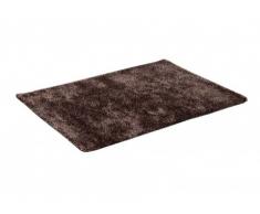 Tapis shaggy COCOON chocolat - polyester - 200*290cm