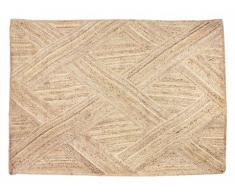 Tapis AKOLA - 100% Jute - 120 x 170 cm - Naturel