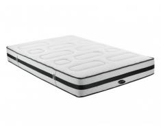Matelas ressorts ensachés 7 zones et mémoire de forme - 24cm ép - ANDORRA de NATUREA - 140x200cm