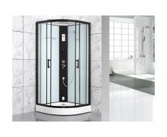 Cabine de douche hydromassante à leds SOLTA - L 90 x l 90 x H 215 cm