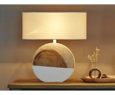 Lampe à poser BEYLA en bois - H.61 cm