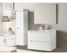 Ensemble STEFANIE - meubles de salle de bain - Laqué blanc