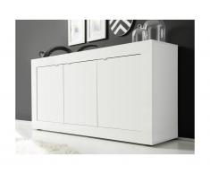 Buffet COMETE - 3 portes - Blanc laqué