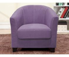 Fauteuil cabriolet en microfibre ALATA - Violet
