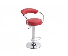 Le tabouret de bar CANASTA - rouge