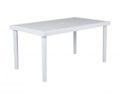 Table à manger de jardin - Polypropylène - Blanc dolomite - DIADEME