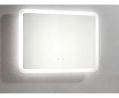 Miroir de salle de bain lumineux rectangle à leds ORBITEA - L70 x H50