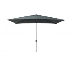 Parasol droit en aluminium gris anthracite - L.2.9 x H. 2.5 m - CAPRAIA