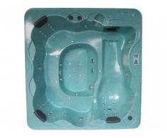 SOLDES - SPA 6 personnes Gamme prestige TIVOLI III système Balboa - Vert sésame - 39 jets - l220 x L210 x H80 cm