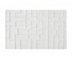 Tapis SIA tissé main en laine PIERRO - 190x290cm - Ivoire