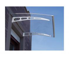 Auvent droit NEONA en aluminium - 150*90*15cm