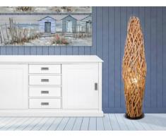 Lampadaire IRATY en bois - H.150 cm - Naturel