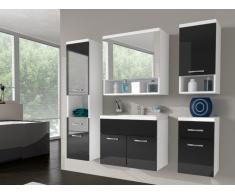 Ensemble LUISA - meubles de salle de bain - laqué noir