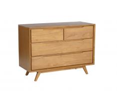 Commode JAMBI - 4 tiroirs - Teck