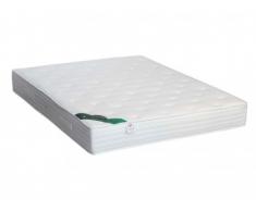 Matelas coton et biolaine ressorts ensachés 7 zones NYMPHEA de NATUREA ép.25cm - 160x200cm