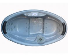 Spa 2 personnes MAHE II gris - 24 jets - L197*P113*l80 cm