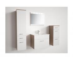 Ensemble NASSA - meubles de salle de bain laqué blanc