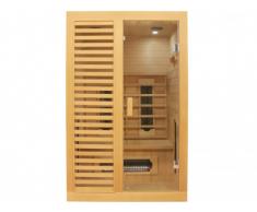 Sauna infrarouge 2 places EVERETT - L120 x P100 x H190cm - 1750W
