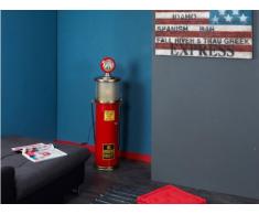 Lampe de décoration et range-CD ELDORADO - 112cm - coloris rouge