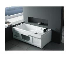 Baignoire balnéo d'angle ATLANTIDE - 185L - 170*85*H65cm
