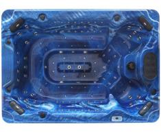 SPA 8 Personnes Gamme Prestige CYRIUS Bleu nuage - 133 jets - l320*L220*H97 cm