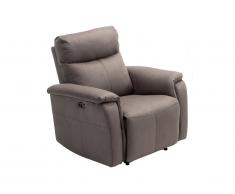 Fauteuil relax électrique en tissu HENEL - Taupe
