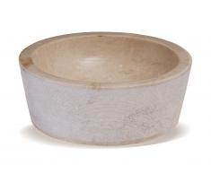 Vasque de salle de bain en marbre MARBLE - couleur crème