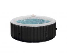 Spa gonflable 4 personnes B-FUNNY - D180 x H65 cm - 120 buses d'air - Noir et blanc
