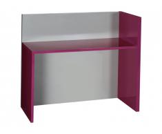 Bureau JACINTHE - Anthracite & fuchsia