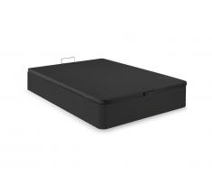 Sommier coffre HESTIA de DREAMEA PLAY - Noir mat - 160 x 200 cm