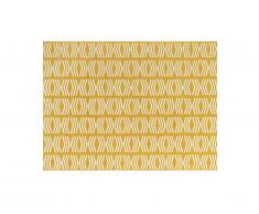 Tapis intérieur ou extérieur style ethnique GRENADA - 150 x 200 cm - Jaune