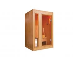 Sauna Traditionnel Finlandais 2 places Gamme prestige MALMÖ II - L120*P105*H190 cm