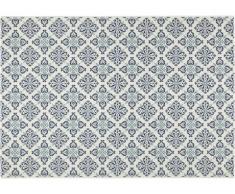 Tapis intérieur et extérieur mosaïque MOSQUEE - Polypropylène - 160 x 230 cm - Bleu
