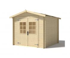 Abri de jardin en bois - 6 m² - ép.19 mm - GIBSON Marque Expertland