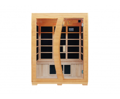 Sauna infrarouge 3 places EDVIN - L150*P120*H190 cm - 2200W