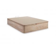 Sommier coffre HESTIA de DREAMEA PLAY - Coloris chêne - 160 x 200 cm