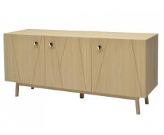 Buffet KAMI - 3 portes - Coloris : Chêne