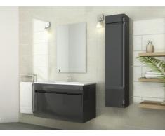 Ensemble KAHI - meubles de salle de bain - Laqué gris