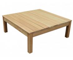 Table basse de jardin ESTELI en bois d'eucalyptus