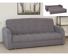 Canapé 3 places convertible BZ en tissu MERTEN - Gris
