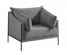 Fauteuil en tissu ATARA - Anthracite