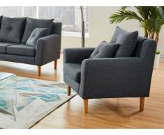 Fauteuil en tissu BALVI - Anthracite
