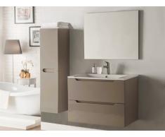 Ensemble STEFANIE - meubles de salle de bain - Laqué taupe
