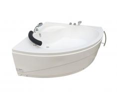 Baignoire d'angle NAVONA - 1 place - 263L - 135*135*H54cm